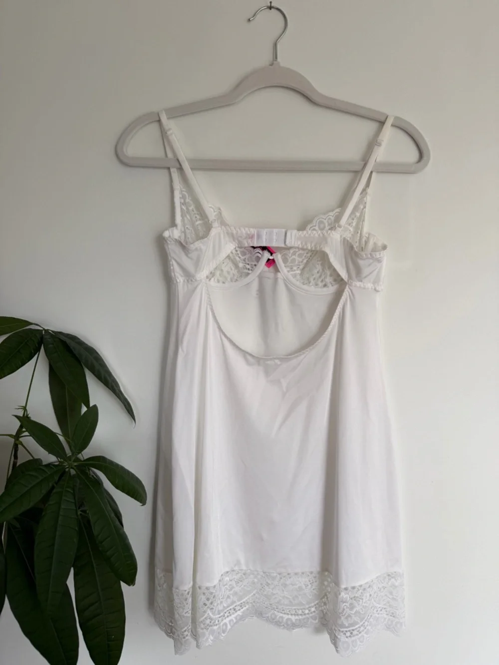 La Senza White Lace Lingerie NWT | Medium Babydoll Slip - Picture 6 of 6